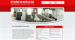 Desktop Screenshot of esmaksanmakina.com